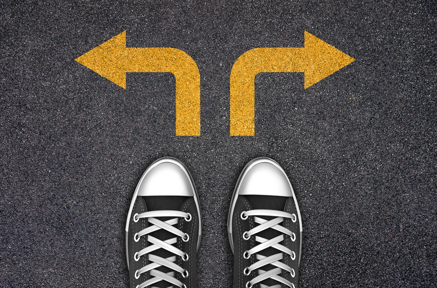 pfeile nach links und rechts