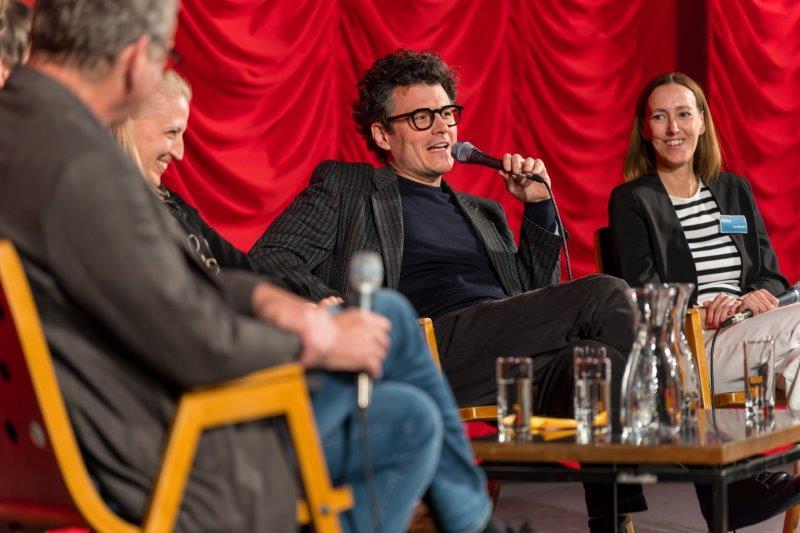 Podium mit Manuel Rubey